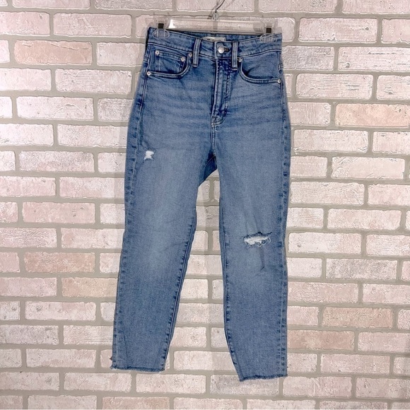 Madewell Petite The Curvy High Rise Perfect Vintage Jean Worn In Edition Size 24 - Picture 6 of 12